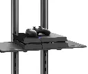 Pedestal con Ruedas para TV 37 a 70 Pulg  VESA Max 600x400mm Carga 40 kg