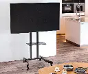 Pedestal con Ruedas para TV 37 a 70 Pulg  VESA Max 600x400mm Carga 40 kg