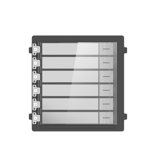 Hikvision DS-KD-KK Modulo 6 Botones p/videoportero