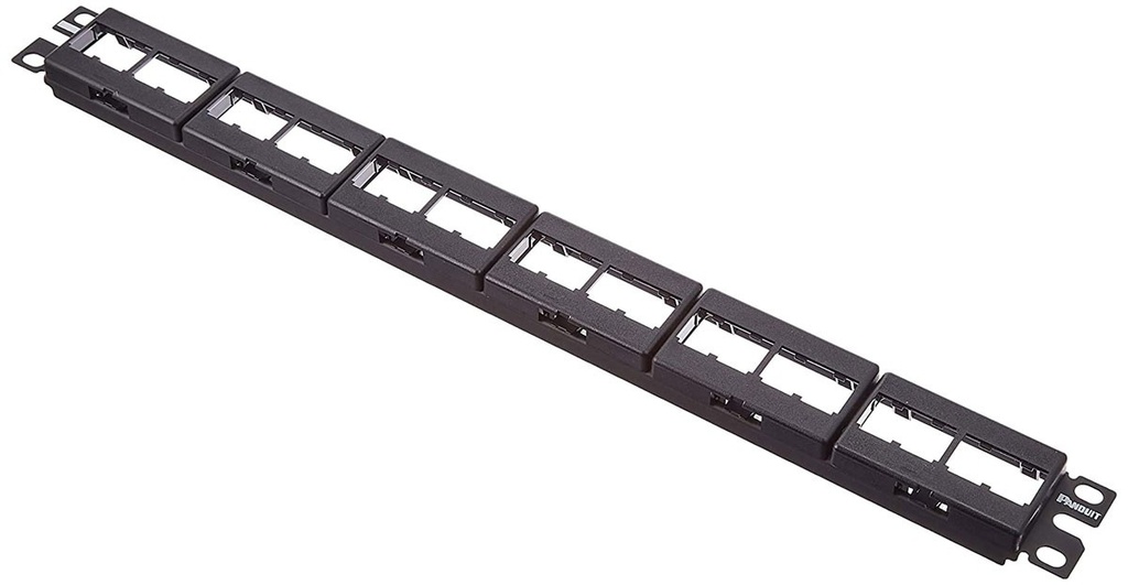 [PANDUIT] [CPPL24WBLY] Patch Panel modular Mini-Com de 24 puertos 1U color negro (Panduit: CPPL24WBLY)