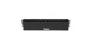 Panduit WMPF1E | Organizador de cables horizontal solo frontral 2U color negro