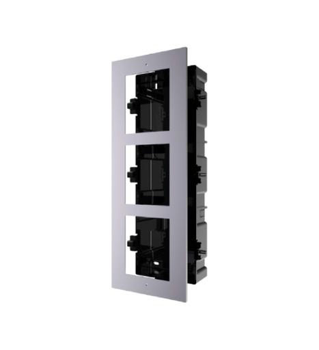 [111195] Hikvision DS-KD-ACF3 Montaje empotrado para tres Modulos de Videoportero