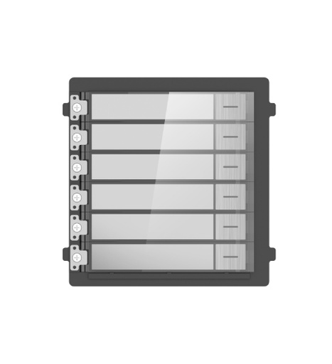 [111196] Hikvision DS-KD-KK Modulo 6 Botones p/videoportero