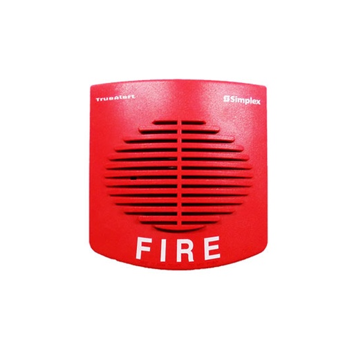 [107489] Simplex 4901-9820 Sirena con carcasa roja para pared no direccionable
