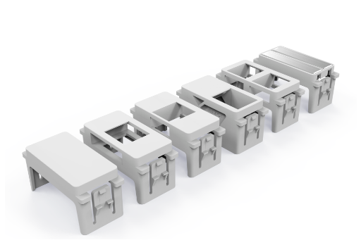 [108118] Furukawa 35050721 MODULO DE ETIQUETA E ICONO BLANCO PARA FACEPLATE