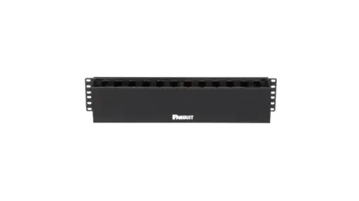 [108271] [PANDUIT] [WMPF1E] Panduit WMPF1E | Organizador de cables horizontal solo frontral 2U color negro