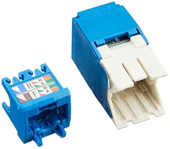 [108927] Panduit CJ6X88TGBU | Jack RJ-45 CAT-6A Mini-Com™ color azul