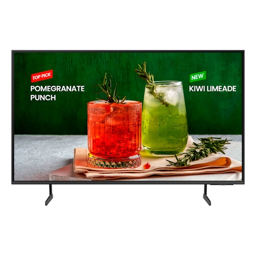 [109250] [SAMSUNG] [LH75BEDHLGGXPE] Samsung LH75BEDHLGGXPE Monitor Business TV BE75D-H BIZ Tv 75" 16x7 300NITS LCD Cristal Processor 4K